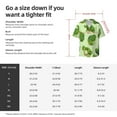 thumbnail image 5 of Honeii 's Broccoli 3 for men's short-sleeved button-up collared shirt featuring a pocket, perfect for beach vacations, and travel adventures., 5 of 5
