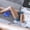 Blue 1, variant on Yarino Memory Foam Pillow Knee Pillow Leg Pillows for Sleeping Elevation Body Pillow Memory Leg Memory Foam Pillow Back Knee Cushion Support Tool Wedge Pad