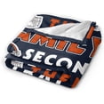 thumbnail image 2 of God First Family Second Then Football City Blanket Fleece Throw Blanket Printed Blanket Gift for Football Fans 40"x50", 2 of 5