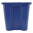 thumbnail image 2 of Rubbermaid Commercial Stacking Recycle Bin, 14 gal, Polyethylene, Blue, Each, 2 of 3