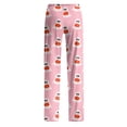 thumbnail image 4 of Satingcolo Womens Pajamas Cute Halloween Ghost Pumpkin Print Pajama Pants Sleep Lounge Pjs Bottoms S-2XL, 4 of 5