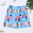 thumbnail image 2 of Godom Little Boys Swim Trunks Quick Dry Swim Shorts Kids UPF 50+ Beach Swimsuit Youth Swimwear, 2 of 6