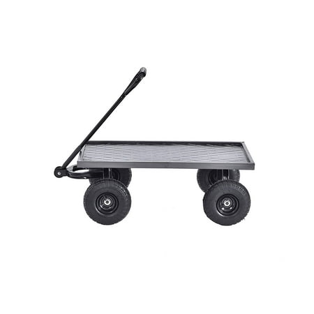 Steel Utility Flat Garden Wagon Walmart Com