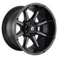 thumbnail image 2 of Fuel 1PC Aluminum Rim D556 COUPLER 17X9in Matte Black Double Dark Tint Finish, D55617902645, 2 of 2