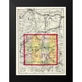 thumbnail image 2 of Walling 14x18 Black Modern Framed Museum Art Print Titled - Branch Michigan - Walling 1873, 2 of 5