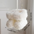 thumbnail image 3 of 1PC Christmas Boot Hanging Ornament Household Pendant Household Pendant For Entryway Decor White, 3 of 4