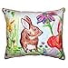 thumbnail image 3 of Betsy Drake SN366A 11 x 14 in. Brown Rabbit Right Small Indoor & Outdoor Pillow, 3 of 4