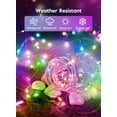 thumbnail image 2 of USB Fairy Lights Plug in, 33ft 100 LED Twinkle String Lights with Remote and Timer, Waterproof 8 Modes Starry Lights for Indoor Wreath DIY Party Wedding Christmas Decoration, Pink & Multicolor, 2 of 17