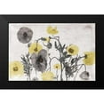 thumbnail image 2 of Grey, Jace 24x17 Black Modern Framed Museum Art Print Titled - Stone Wash Poppies Light, 2 of 5
