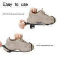 thumbnail image 3 of Sonducket Crampones, calas de tracción para hielo, empuñaduras antideslizantes para zapatos, 8 puntas, calas para hielo para zapatos, botas, calas de Accesorios de cámara y óptica código L Sonducket OD016748-01, 3 of 6