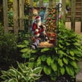 thumbnail image 2 of German Shorthaired Pointer and Santa Claus Garden Flag, 2 of 5
