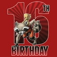 thumbnail image 2 of Junior's Marvel Rocket and Baby Groot 16th Birthday  Graphic T-Shirt, 2 of 4