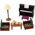 thumbnail image 1 of 1 conjunto de decoraciones en miniatura realistas de desgaste de mini decoraciones de muebles para muñecas de escritorio, 1 of 5
