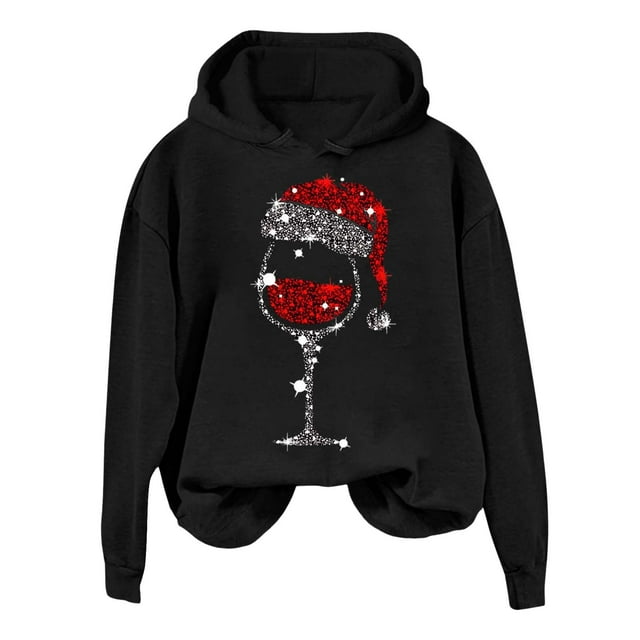 WEAIXIMIUNG Robe Sweat-Shirt Surdimensionnée Grande Taille 2025 Automne et Hiver Imprimé Sweat à Capuche pour Femmes
