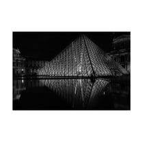 Trademark Fine Art Siamak Jalali Lonely In Paris Canvas Wall Art