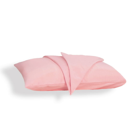 Baby Toddler Pillowcase for 13 X 18 Pillow Pillowslip Case for Sleeping Envelope Closure Travel Pillow Pillowcase (2Pack, Pink)