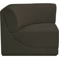 thumbnail image 6 of Meridian Furniture Ollie Brown Boucle Fabric Corner, 6 of 9