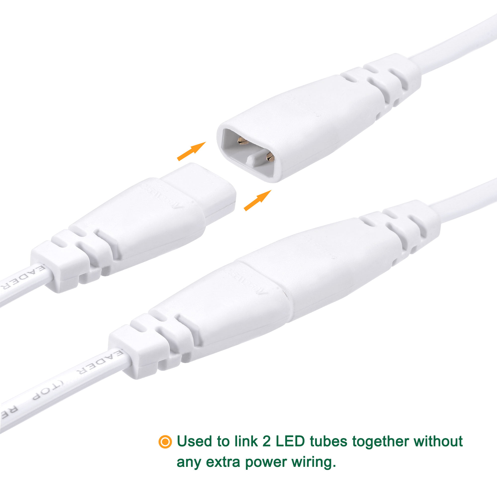 T8 Tube Connector  1m Flexible Cable Wire Extension Cord for Integrated Led Tube 