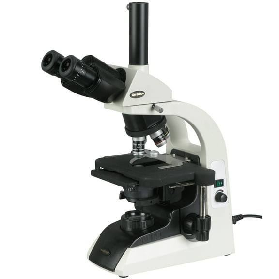 AmScope 40X-2000X Infinity Plan Trinocular Biological Microscope New