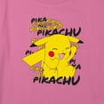 thumbnail image 2 of Girl's Pokemon Pikachu Pika Pika Laughing Graphic Cropped T-Shirt Light Pink Small, 2 of 3