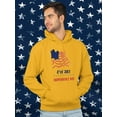 thumbnail image 2 of 4Th July Crayon Flag Hoodie Men -Image by Shutterstock, Male Large, 2 of 4