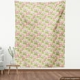 thumbnail image 4 of Ambesonne Garden Art Fabric by the Yard Upholstery, Pink Lilac Lupine Flower, 5 Yards, Pale Green Pink and Lilac, 4 of 5