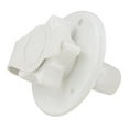 thumbnail image 2 of Valterra Fresh Water Inlet A01-0168 Used For RV Fresh Water System; Flush Mount; 1/2 Inch Male Pipe Thread Inside Connection; 2-3/4 Inch Flange; 2-3/4 Inch Overall Diameter; With Check Valve; White, 2 of 5