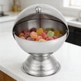 thumbnail image 3 of DOLITY Bol à Sucre en Acier Inoxydable Bol à Bonbons Pot à Bonbons pour Restaurant Maison Bureau, 3 of 8
