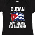 thumbnail image 4 of Inktastic Cuban Pride Cuba Flag Boys or Girls Baby Bodysuit, 4 of 5