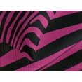 thumbnail image 4 of Ambesonne Pink Zebra Quilted Bedspread Set 3 Pcs, Animal Boho, Queen Size, Hot Pink Black, 4 of 5