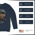 thumbnail image 6 of US Army 250 Years Women's Long Sleeve T-shirt American Military Veteran DD214 Patriotic, 6 of 7