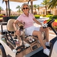 thumbnail image 3 of Golf Cart Seat Covers for 2 Seater, Funny Dog Printed Soft Microfiber Cart Seat Towel Blanket, Cartoon Diving Dog Cute Absorbent Breathable Non Slip Bench Seats Protector for Golf Course 51"x31", 3 of 9