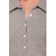 thumbnail image 4 of Blusa tejida con botones Roman Fashion /Juvenil, 231 (Gris) gris G, 4 of 4