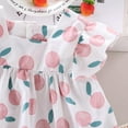 thumbnail image 5 of Toddler Baby Girls Summer Clothes Set Kids Print T-shirt Short Sets Outfits for 1-4 Years Old, 5 of 7