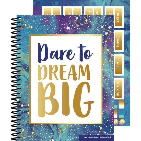 Carson Dellosa Galaxy Teacher Planner (128 pages, 46 stickers)