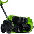 "Earthwise 40V Lithium Ion Cordless Snow Blower, 16"" Clearing Width