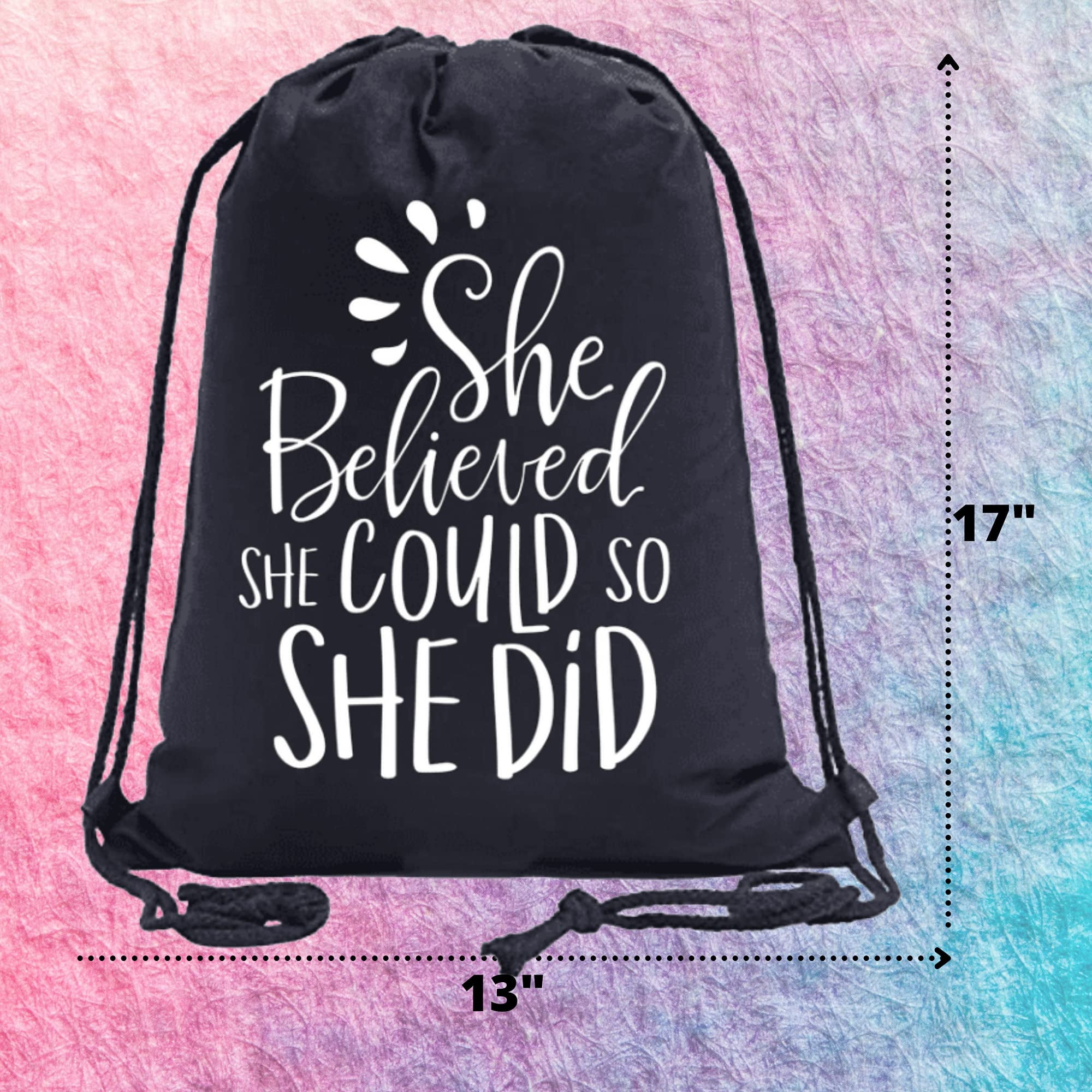 Softball Gift Bundle, Softball She Believed She Could, So She Did Keychain, Softball Scrunchie and Drawstring Bag Gift Set, Girls Softball Accessories For Softball Players and Teams