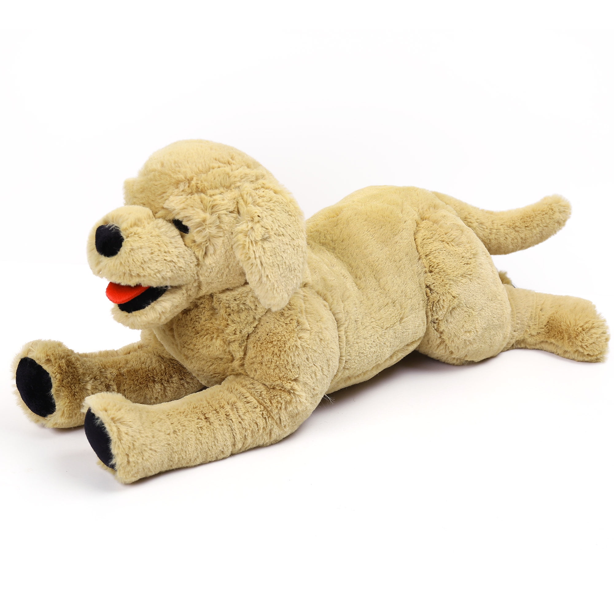 Labrador Retriever Stuffed Animal Plush Large Dog Black Kids Toys Very Soft New 