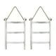 thumbnail image 1 of 2X Escalera de Toalla para Colgar En La Pared Escalera Rústica de Madera Blanqueada para Encimera Decoración de Granja Toallero con Cuerda Ajustable, 1 of 5