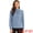 Grey Blue, variant on Chiffon Blouse for Women's Long Sleeve Work Shirt XS Yellow