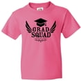 thumbnail image 3 of Inktastic Grad Squad with Graduation Cap and Wings Youth T-Shirt, 3 of 5