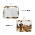 thumbnail image 2 of Junzan Western Cowboy Countryside ID Badge Holder with Windows Key Card Work Badge Sleeve for Office, School, Factory, ID Credit Cards, Proximity Key Cards, 2 of 6