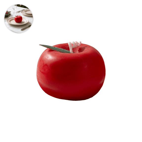 Apples Shaped Scented Soy Wax Candles Farmhouse Fall Decor Perfect for Thanksgiving and Holiday Centerpieces Home and Kitchen Table Mantel Accent