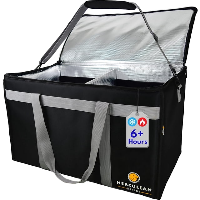 Bolsa Herculean Premium con aislamiento de gran tamaño para entrega de alimentos