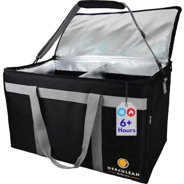 Bolsa Herculean Premium con aislamiento de gran tamaño para entrega de alimentos