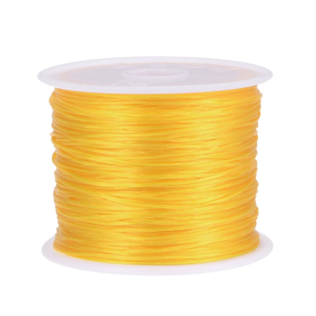 Unique Bargains Elastic Cord DIY Making Stretchy String Thread Rope Craft Wire, Lemon Yellow