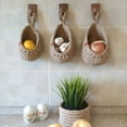 thumbnail image 6 of Hanging Wall Vegetable Fruit Baskets, Bohemian Style Kitchen Storage Baskets,Jute Hanging Basket, Wall Planters, Teardrop Hanging Basket, Kitchen Hanging Storage, Farm House Basket-D, 6 of 8