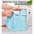 thumbnail image 6 of Microfiber Cleaning Cloth Roll, 50-Sheet Pack,Tear-Off Reusable Commercial Wipes, Lint-Free Cloths for Home, Kitchen, and Car Cleaning, 9.84 × 9.84 in, 6 of 7