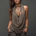 thumbnail image 2 of Tank Tops for Women Two Piece Mesh Sleeveless Going Out Tops, 2 of 6