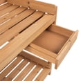 thumbnail image 4 of Potting Bench Outdoor Garden Work Bench Station Planting Solid Wood Construction, 4 of 5